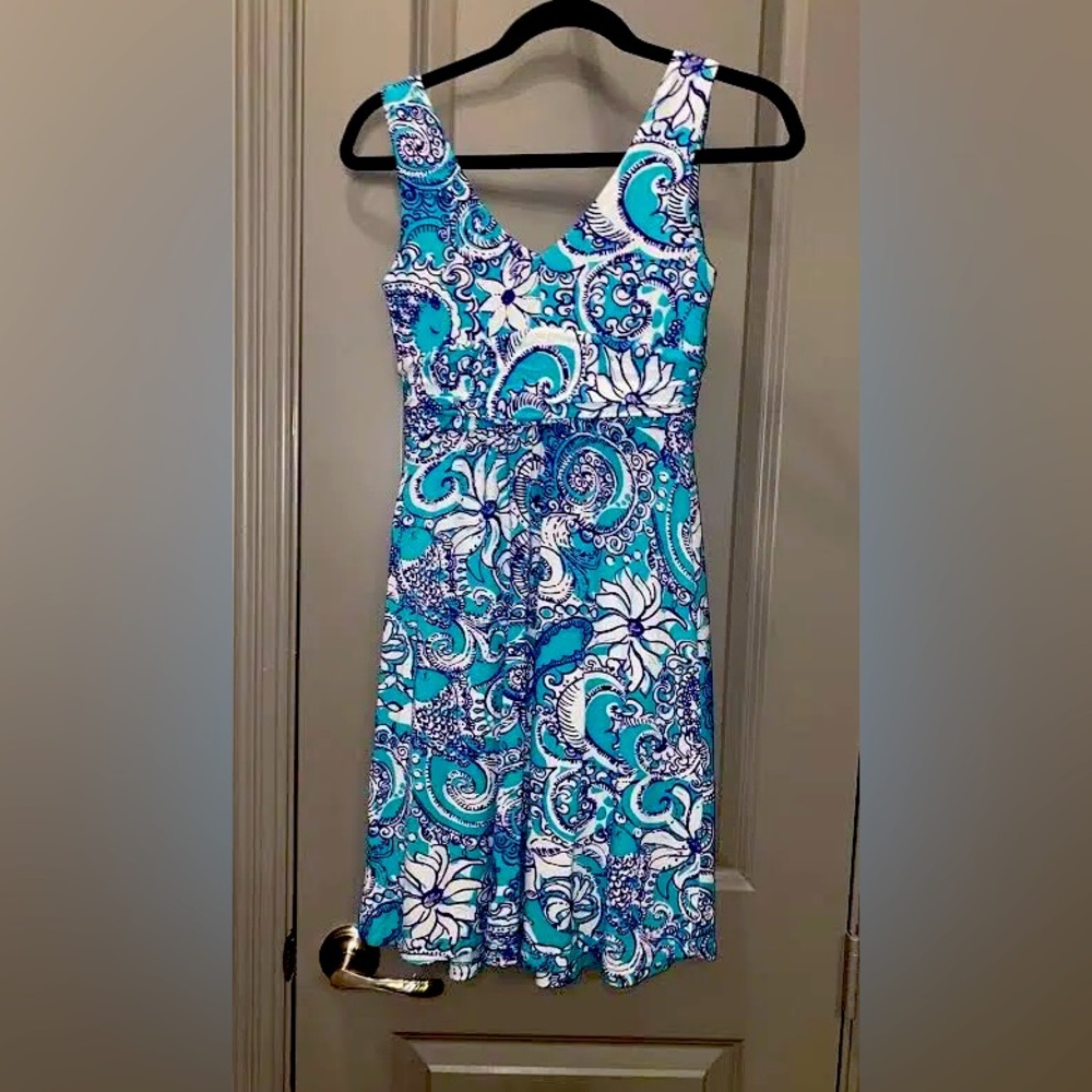 Lilly Pulitzer Shianne Dress in Seafoam Green Montauk print